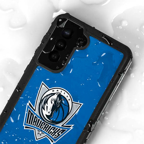 NBA Dallas Mavericks Distressed Galaxy S24 Waterproof Case